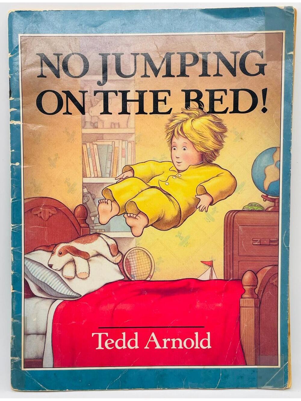 No Jumping on the Bed! by Tedd Arnold - Vintage Children's Book 1987